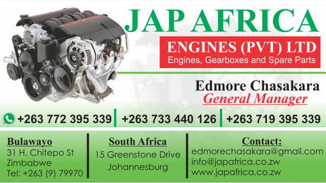 JAP AFRICA ENGINES (PVT) LTD