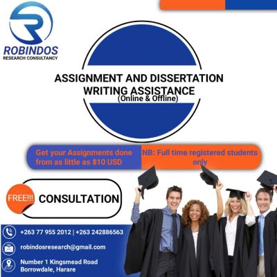 DISSERTATION AND ASSIGNMENT WRITING SERVICES IN ZIMBABWE